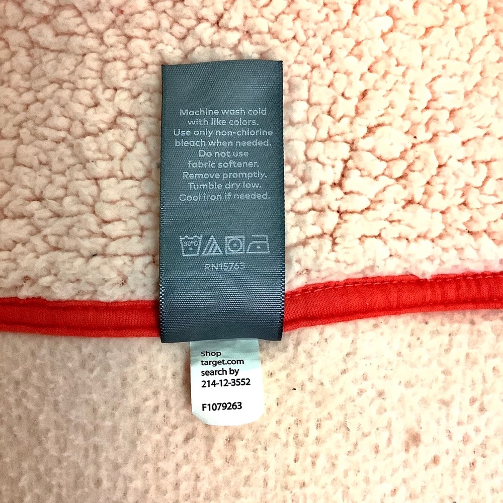 CHAMPION C9 Fuzzy Peach Fleece 1/4 Zip Top SZ-XS - Picture 5 of 9